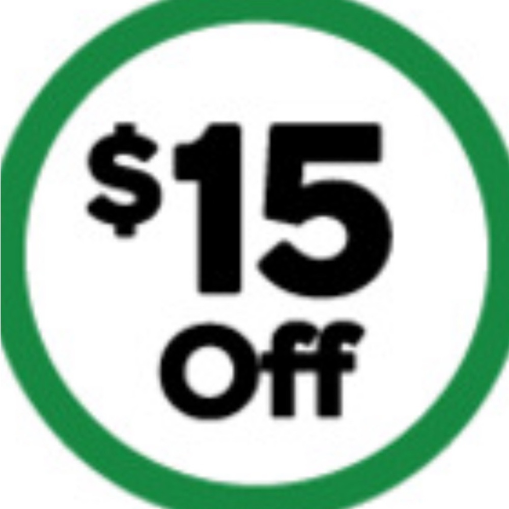 $15 off just for signing up! Yes, please!